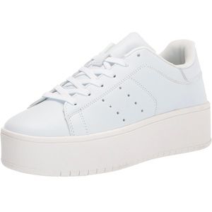 White J Adam’s platform sneakers